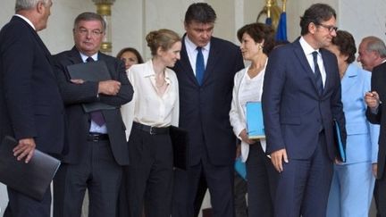 Le conseil des ministres le 24 août dernier. (LIONEL BONAVENTURE / AFP)