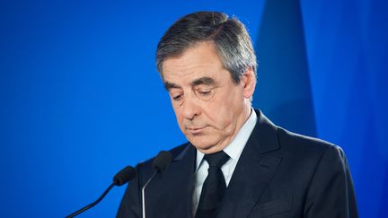 L'ex-candidat à la présidentielle François Fillon, le 23 avril 2017, à Paris.&nbsp; (BENJAMIN MENGELLE / HANS LUCAS)