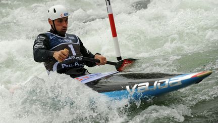 Denis Gargaud, qualifié pour les Jeux de Rio en C1 (GAIZKA IROZ / AFP)