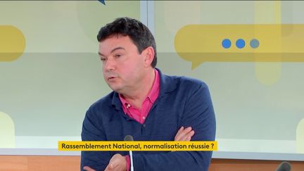 L'économiste Thomas Piketty était l'invité de l'émission "#OnVousRépond" sur franceinfo le 7 novembre 2023. (FRANCEINFO)