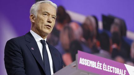 Le nouveau président du Medef Patrick Martin, le 6 juillet 2023 à Meudon (Hauts-de-Seine). (LUDOVIC MARIN / AFP)