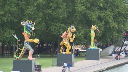 Plaine d'Artistes jusqu'au 2 août 2020 à La Villette à Paris. (CAPTURE D'ÉCRAN FRANCE 3)