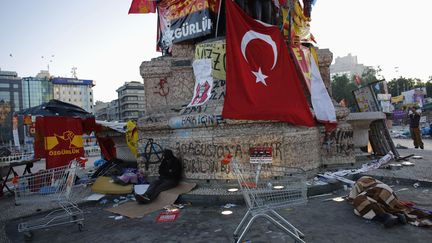 La place Taksim &agrave; Istanbul (Turquie), le 10 juin 2013. (MURAD SEZER / REUTERS)