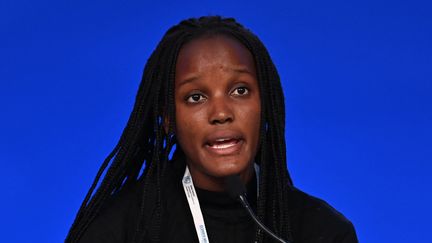 Vanessa Nakate, militante pour le climat. (PAUL ELLIS / AFP)