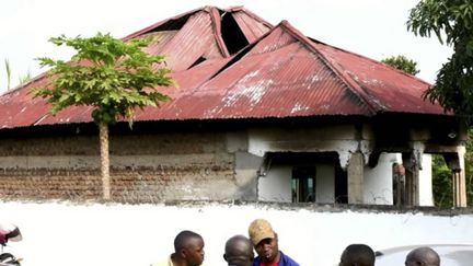 The high school hit by an attack by a rebel and jihadist group linked to the Islamic State, in Mpondwe (Uganda), on June 17, 2023. (AP / SIPA)