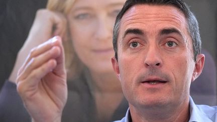 St&eacute;phane Ravier, candidat FN pour l'&eacute;lection municipale de 2014 &agrave; Marseille (Bouches-du-Rh&ocirc;ne), le 12 ao&ucirc;t 2013. (BORIS HORVAT / AFP)