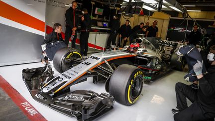 La Force India et ses ingénieurs viseront haut cette année encore. (FLORENT GOODEN / DPPI MEDIA)