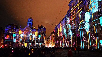 &nbsp; (L'édition 2014 de la fête des Lumières, à Lyon. © Maxppp)