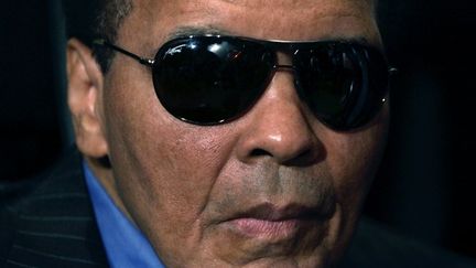 Le boxeur Mohamed Ali &agrave; Washington (Etats-Unis), le 24 mai 2011. (YURI GRIPAS / AFP)