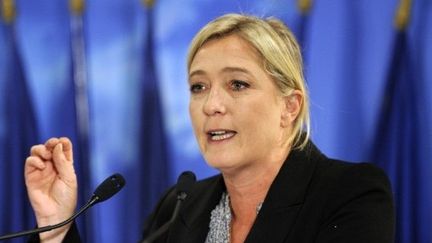 Marine Le Pen veut lutter contre le descenseur social (AFP - Eric Feferberg)