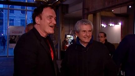 Quentin Tarantino et Claude Lelouch
 (France3/culturebox)