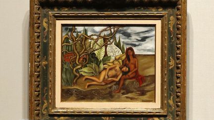 Frida Kahlo's "Dos Desnudos en el Bosque" aux enchères à New York, mai 2016
 (Kathy Willens/AP/SIPA)