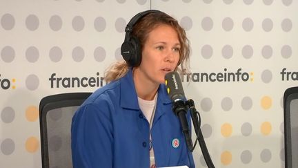 Lorie Pester, le 5 septembre 2023 sur franceinfo. (FRANCEINFO / RADIO FRANCE)