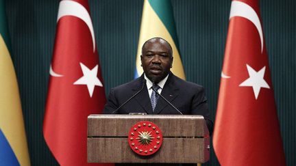 Le président Ali Bongo Ondimba à Ankara en 2015 (AYKUT UNLUPINAR / ANADOLU AGENCY)