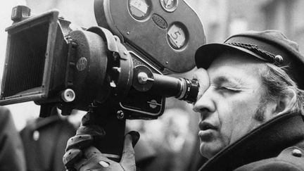 Andrzej Wajda sur le tournage de "La Terre de la grande promesse", le 1er janvier 1974
 (Andrzej Zbraniecki / PAP / EFE / Newscom / MaxPPP)