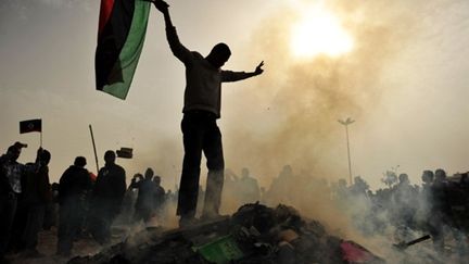 Benghazi, le 2 mars 2011 (AFP/ROBERTO SCHMIDT)