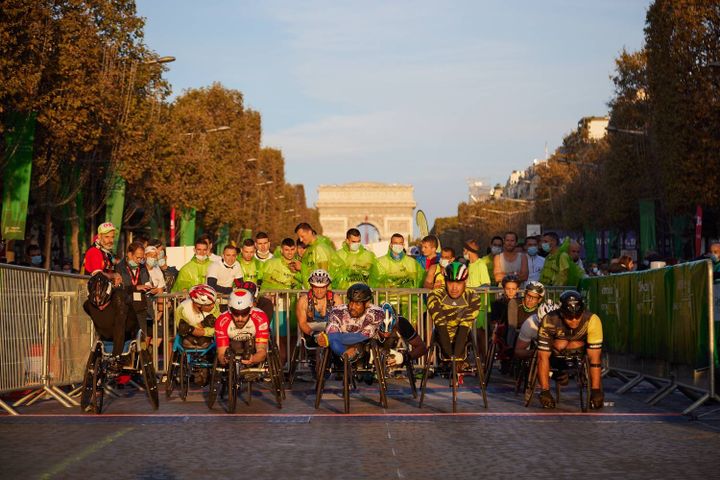 Le Schneider Electric Marathon de Paris.&nbsp; (A.S.O. / Morgan Bove)