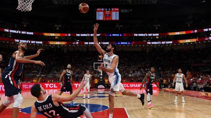 La demi-finale de la Coupe du Monde de basket a opposé la France à l'Argentine le 13 septembre 2019. (GREG BAKER / AFP)