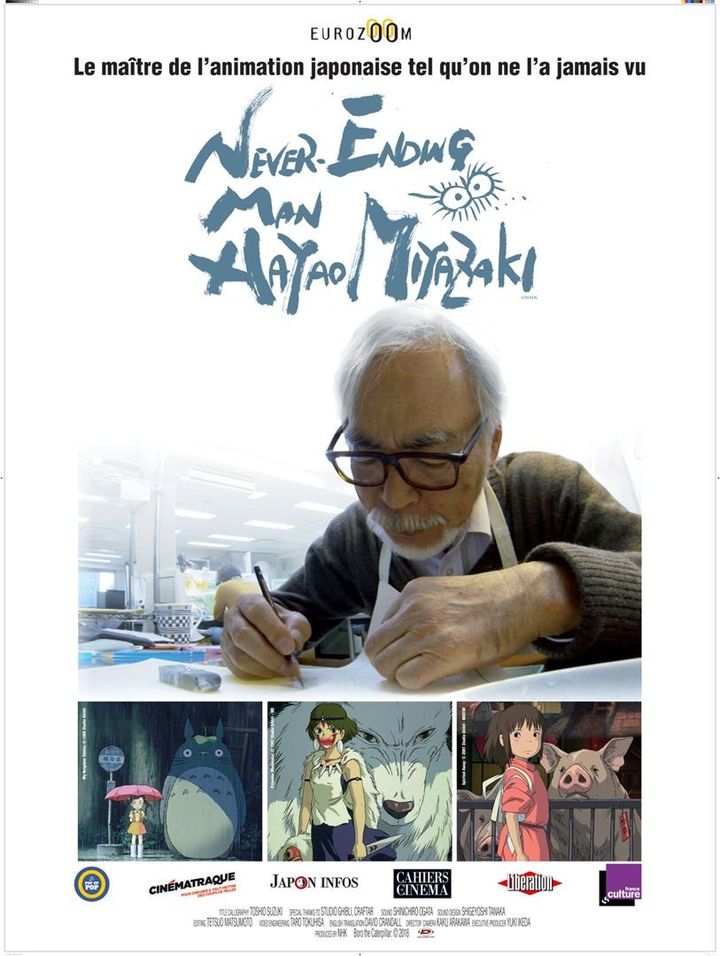 "Never ending man : Hayao Miyazak" : l'affiche
 ( Eurozoom )