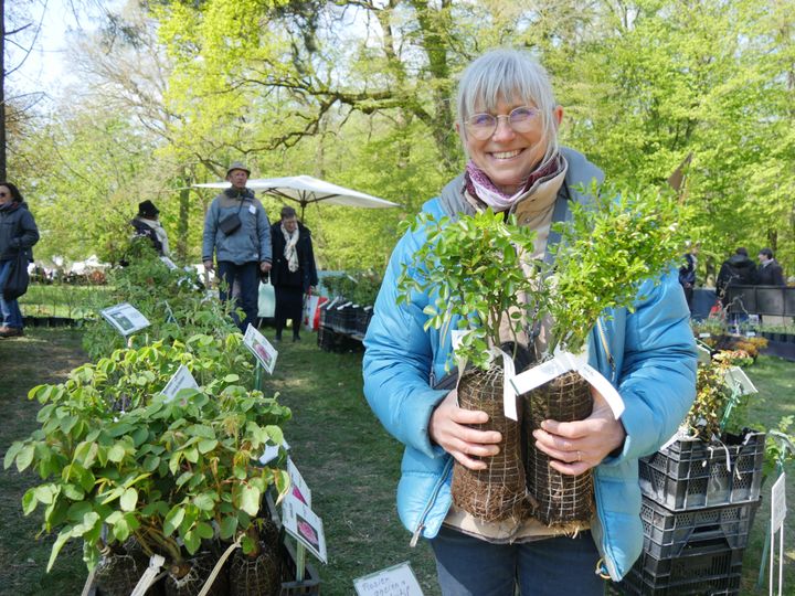 Édith Brochet-Lanvin, pépinière et jardin de la Presle (Marne).&nbsp; (ISABELLE MORAND / RADIO FRANCE)