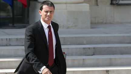 Le Premier ministre, Manuel Valls, le 30 juillet 2014 &agrave; Paris. (KENZO TRIBOUILLARD / AFP)