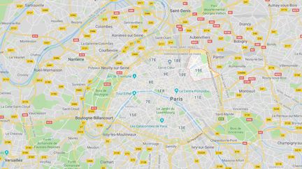 Les faits se sont déroulés, mercredi 20 mars 2019, dans le 19e arrondissement de Paris. (CAPTURE ECRAN GOOGLE MAPS)