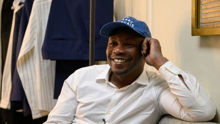 Le rappeur MC Solaar, à New York, en juin 2022. (ANGELA WEISS / AFP)