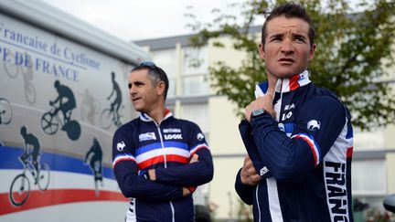 Thomas Voeckler, leader pour les Mondiaux (FRANCK FIFE / AFP)