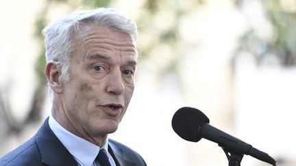 Patrick Martin, vice-président du Medef, le 13 février 2020, à Matignon. (STEPHANE DE SAKUTIN / AFP)