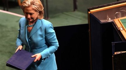 Hillary Clinton à l'ONU à New York (19 août 2010). (Spencer Platt/Getty Images/AFP)