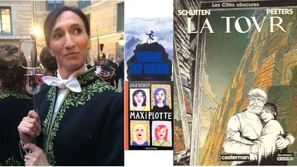 GLOIRE ET HONNEUR AU 9E ART (PHOTO JC OGIER / CATHERINE MEURISSE, DARGAUD / JULIE DOUCET, L'ASSOCIATION / FRANCOIS SCHUITEN, CASTERMAN)