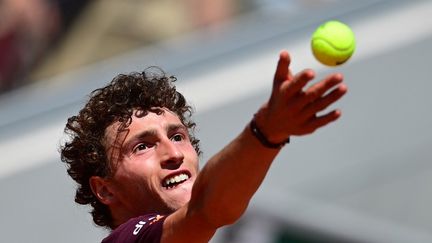 Ugo Humbert ne verra pas le second tour de Roland-Garros.&nbsp; (MARTIN BUREAU / AFP)