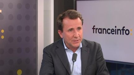 Thibault Lanxade, PDG du groupe Luminess, le 14 novembre 2022. (FRABNCEINFO / RADIO FRANCE)