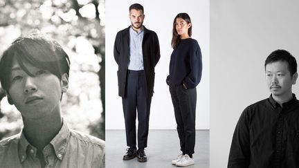 Masanori Morikawa (gauche), Avoc (milieu), White Mountaineering (droit) intégrent le calendrier officiel de la fashion week masculine présentant l'automne-hiver 2016-17, à Paris
 (Yuya Wada (White Mountaineering))