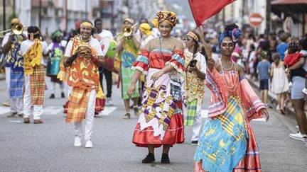 Le carnaval de Cayenne, 20 février 2022 (JODY AMIET / AFP)