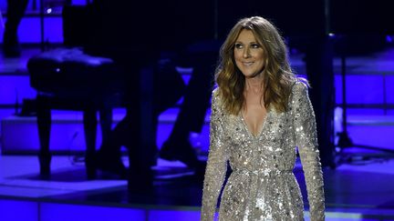 Céline Dion sur la scène du Colosseum, au Caesars Palace de Las Vegas, le 27 août 2015
 (Ethan Miller / Getty Images / AFP)