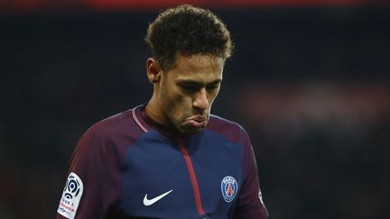 Le joueur du PSG, Neymar, le 25 février 2018. (MEHDI TAAMALLAH / NURPHOTO / AFP)