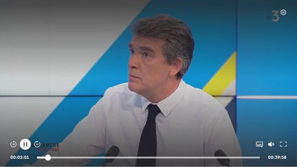 Arnaud Montebourg
17 octobre 21 (CAPTURE D'ECRAN "DIMANCHE EN POLITIQUE" / FRANCE 3)