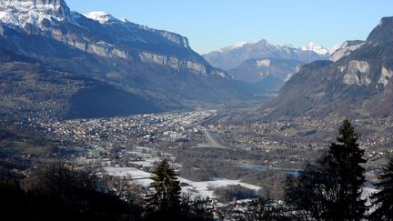 La vallée de l'Arve. (JEAN-PIERRE CLATOT / AFP)