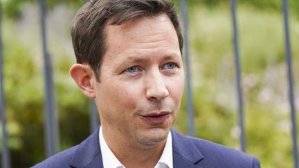 Le député européen Les Républicains François-Xavier Bellamy à Angers le 3 septembre 2022. (FREDERIC PETRY / HANS LUCAS)