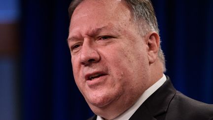 Mike Pompeo, le 2 septembre 2020, à Washington aux Etats-Unis. (NICHOLAS KAMM / AFP)