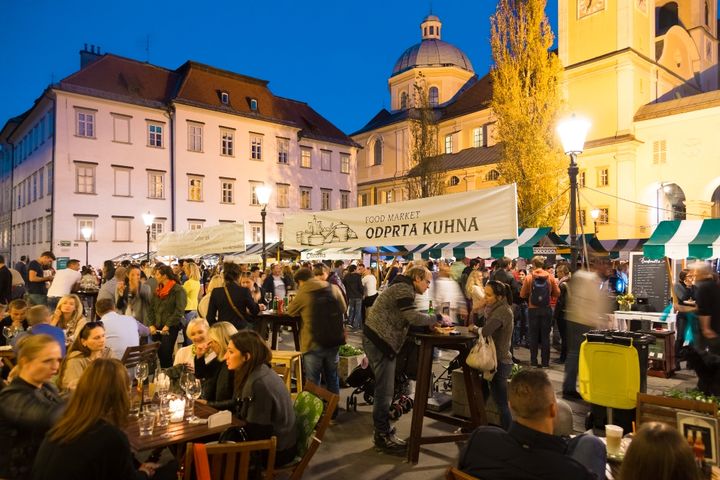 &nbsp; (Marché à Ljubjana © OT Slovénie)