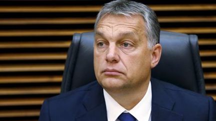 Viktor Orban, Premier ministre d'un pays (très) eurosceptique, la Hongrie. Photo prise au siège de la Commission européenne à Bruxelles le 25 octobre 2015. (Reuters - François Lenoir)