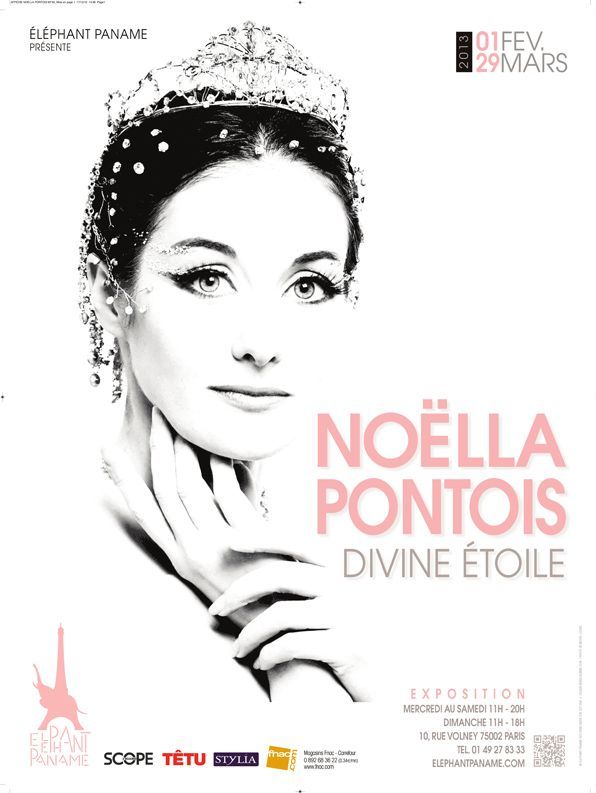 Exposition : "Noëlla Pontois, divine étoile" 
 (Eléphant Paname)