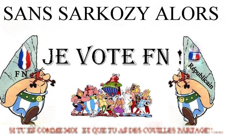 Sur les réseaux sociaux, des partisans déçus de Nicolas Sarkozy appellent désormais à voter FN.  (DR)