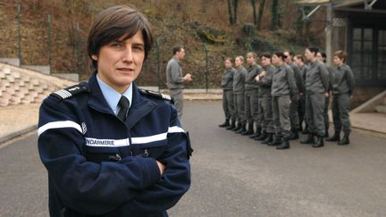 Isabelle Guion de M&eacute;ritens, le 10 janvier 2007 &agrave;&nbsp;l'Ecole des sous-officiers de gendarmerie de Chaumont (Haute-Marne). (WITT / SIPA)