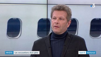 Ghyslain Wattrelos, père et mari de victimes du crash du MH370 (France 3)