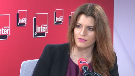 Marlène Schiappa était l'invitée de France Inter mardi 28 janvier.&nbsp; (FRANCE INTER / RADIOFRANCE)