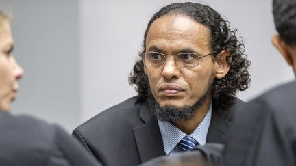 Ahmad Al Faqi Al Mahdi, accusé d'avoir commandité la destruction des mausolées de Tombouctou, au CPI en 2016
 (Patrick post / ANP / AFP)