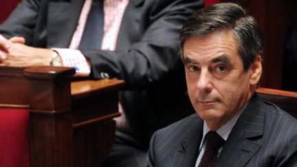 Fran&ccedil;ois Fillon, le premier ministre, le 25 octobre 2011 &agrave; l'Assembl&eacute;e nationale. (MEHDI FEDOUACH / AFP)